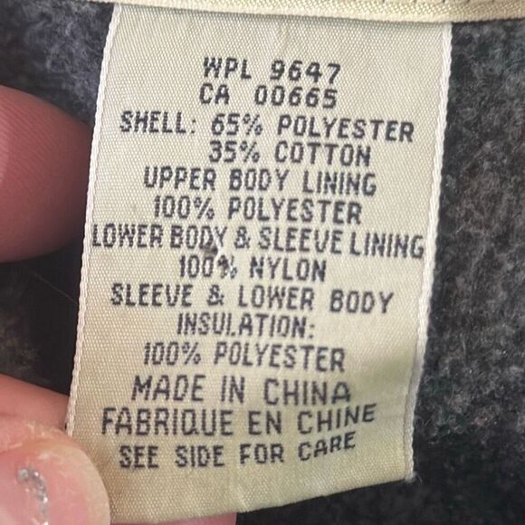 Purple Barn Chore Coat Jacket Size Large L Large Eddie Bauer - Picture 7 of 12